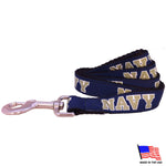 Navy Midshipmen Pet Leash - staygoldendoodle.com