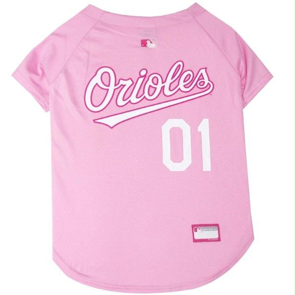 Baltimore Orioles Pink Pet Jersey - staygoldendoodle.com