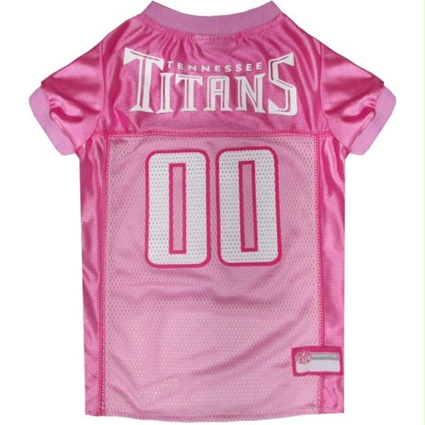 Tennessee Titans Pink Pet Jersey - staygoldendoodle.com