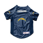 Los Angeles Chargers Pet Stretch Jersey - staygoldendoodle.com