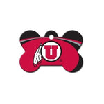 Utah Utes Bone ID Tag