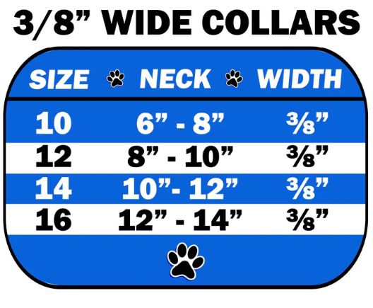 Aurora Elegance Pet Collar Size 8 White Puppy Collar