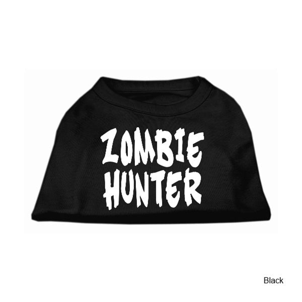 Zombie Hunter Pet T-Shirt - Small - Purple