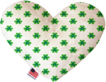 Lucky Charms 6 Inch Canvas Heart Dog Toy - Stay Golden Doodle