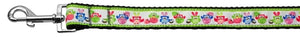 Easter Birdies Nylon Ribbon Dog Collars 1 Wide 4ft Leash