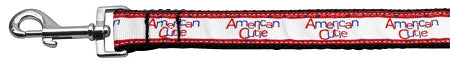 American Cutie Ribbon Pet Leash 1 Wide 6ft