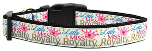 Little Miss Royalty Nylon Collar Large