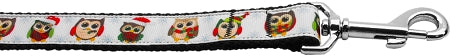 Snowy Owls Nylon Dog Leash 5/8 Inch Wide 6ft Long