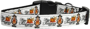 Happy Thanksgiving Dog Collar Medium - Stay Golden Doodle