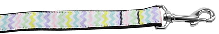 Spring Chevron Nylon Dog Leash 1 Wide 4ft Lsh