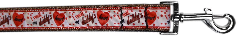 Melt Daddy's Heart Nylon Pet Leash 5/8in By 4ft