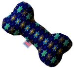 Star Of David And Snowflakes 8 Inch Canvas Bone Dog Toy