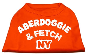 Aberdoggie Ny Screenprint Shirts Orange Xxxl