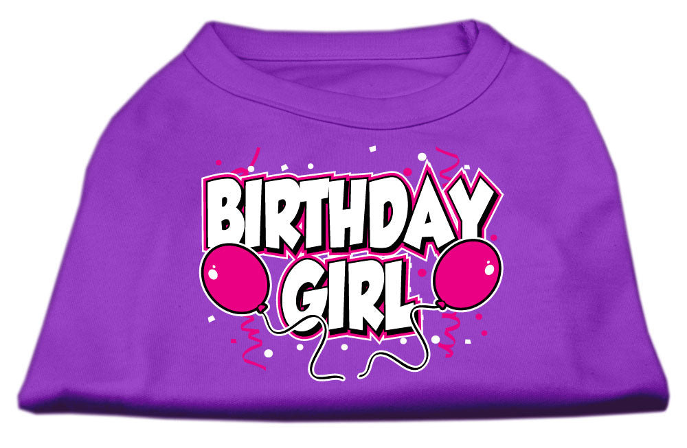 Birthday Girl Screen Print Shirts Purple Med