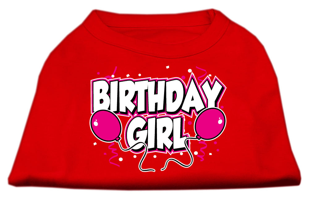 Birthday Girl Screen Print Shirts Red Med