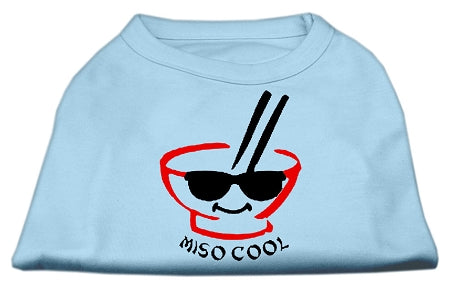 Miso Cool Screen Print Shirts Baby Blue Med