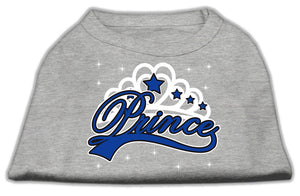 I'm A Prince Screen Print Shirts Grey Sm