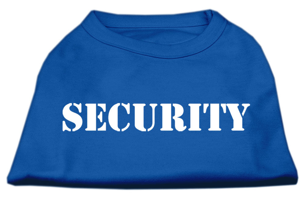 Security Screen Print Shirts Blue Xs