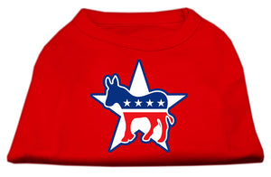 Democrat Screen Print Shirts Red L