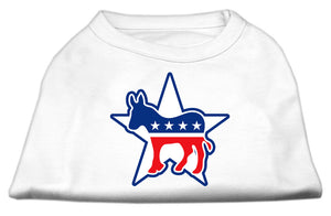 Democrat Screen Print Shirts White L