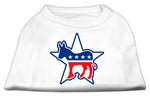 Democrat Screen Print Shirts White M