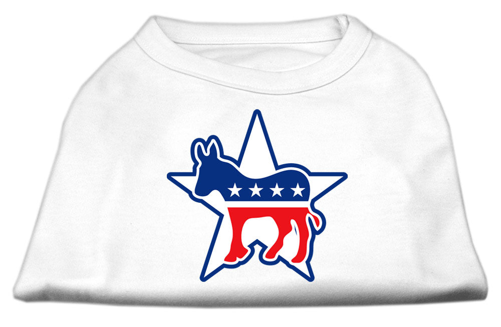 Democrat Screen Print Shirts White Xl