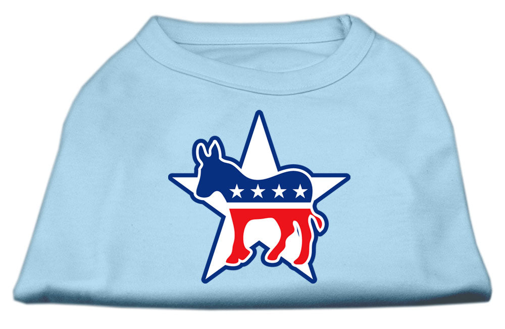 Democrat Screen Print Shirts Baby Blue Xs