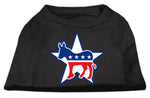 Democrat Screen Print Shirts Black Xs