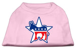 Democrat Screen Print Shirts Light Pink Xs