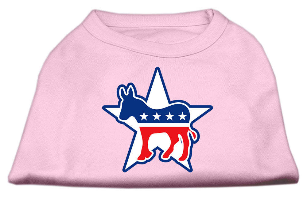 Democrat Screen Print Shirts Light Pink Xxl