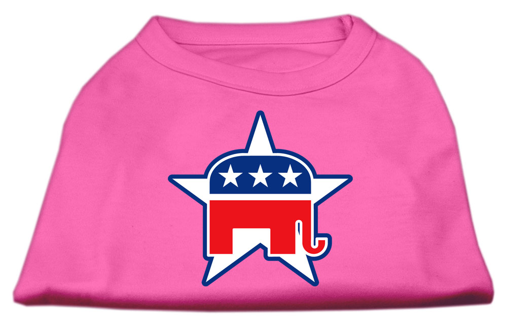 Republican Screen Print Shirts Bright Pink Xl