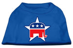 Republican Screen Print Shirts Blue Xxl