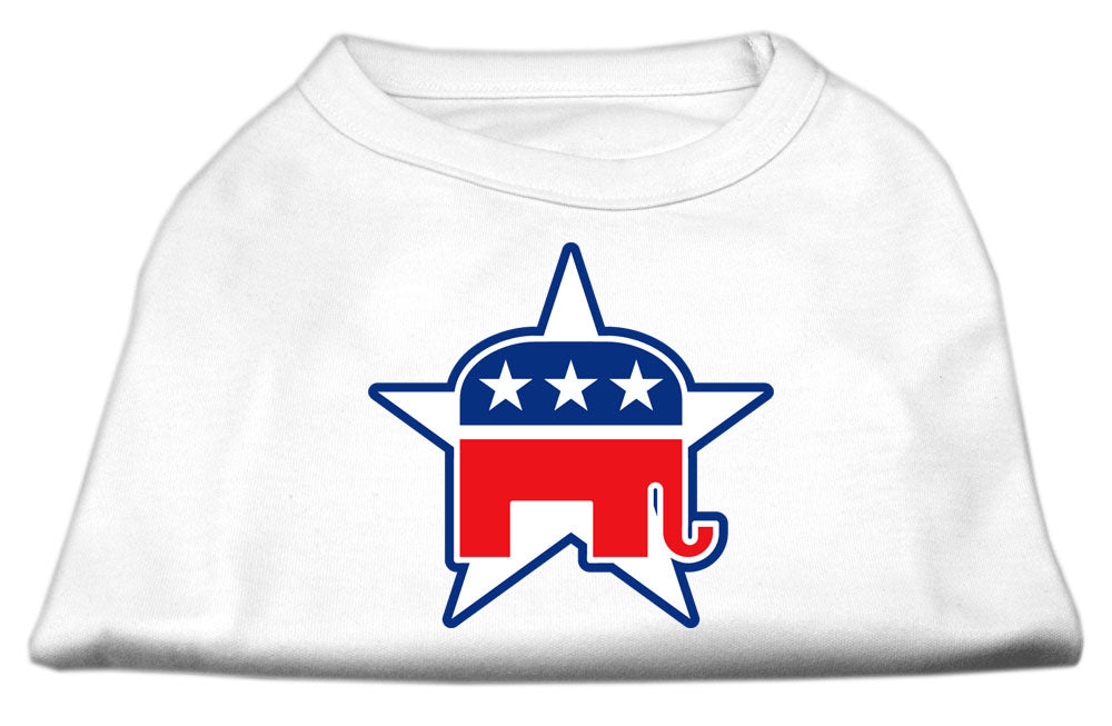 Republican Screen Print Shirts White Xxl