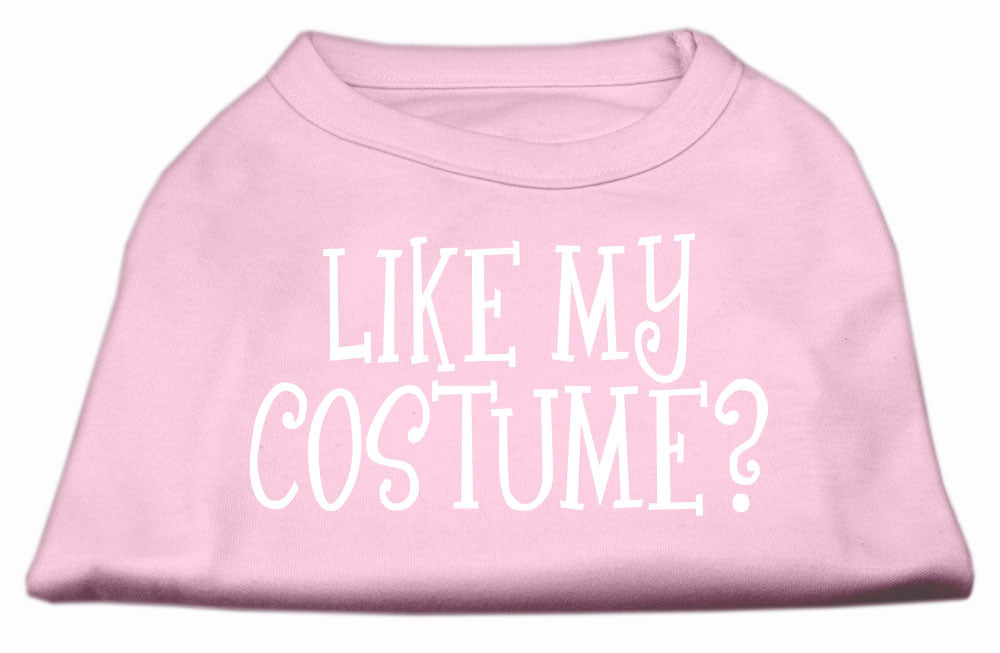 Like My Costume? Screen Print Shirt Light Pink M