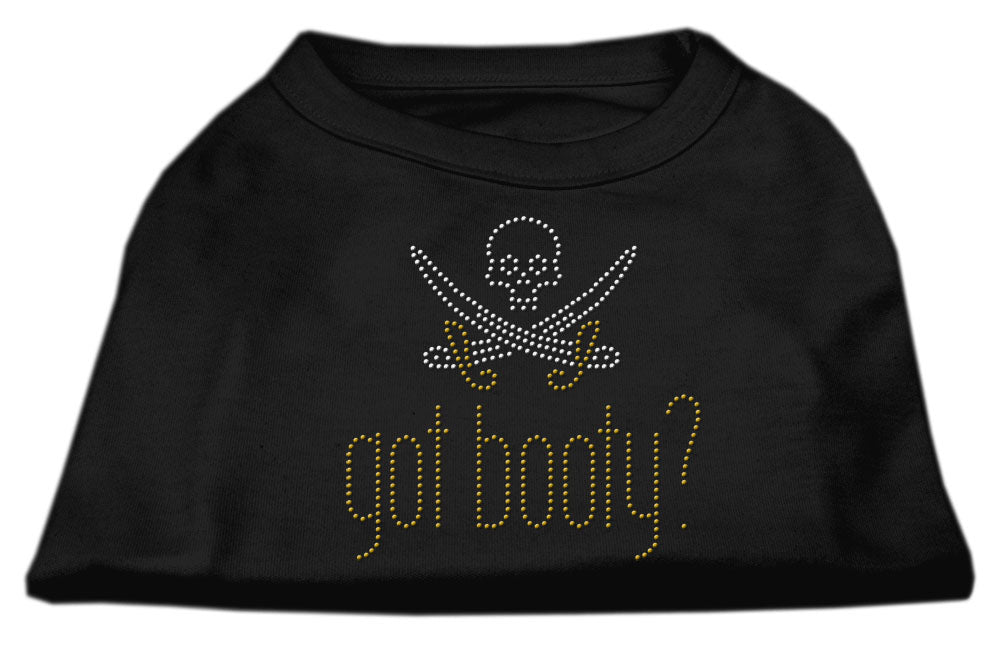 Got Booty? Rhinestone Shirts Black Xxxl