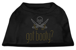 Got Booty? Rhinestone Shirts Black Xxxl