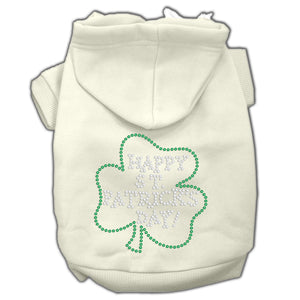 Happy St Patrick's Day Hoodies Cream Xxl