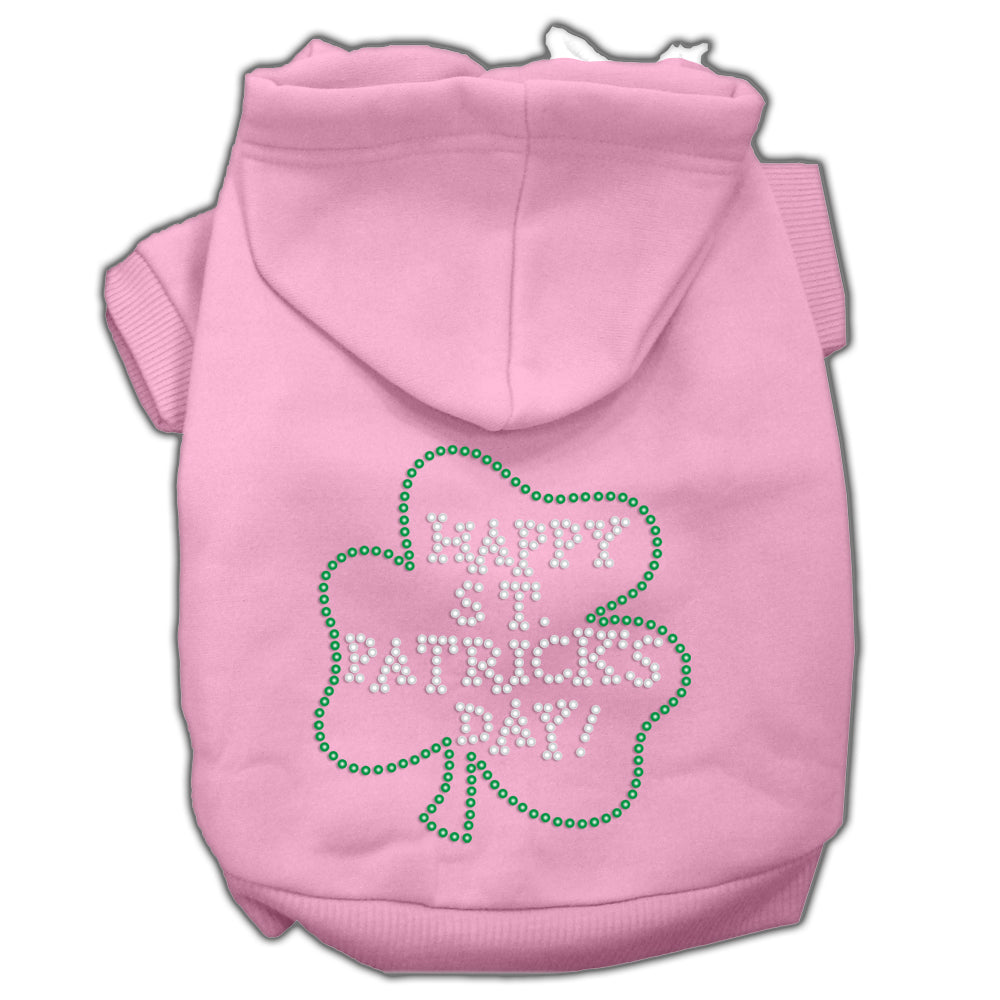 Happy St Patrick's Day Hoodies Pink Xxl