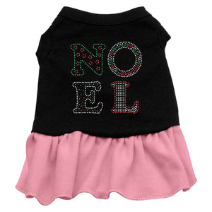 Noel Rhinestone Dress Black With Pink Xl