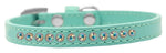 Aurora Elegance Pet Collar Size 8 Aqua Puppy Collar