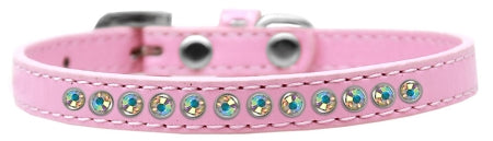 Aurora Elegance Pet Collar Size 10 Light Pink Puppy Collar