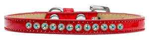 Ab Crystal Size 8 Red Puppy Ice Cream Collar