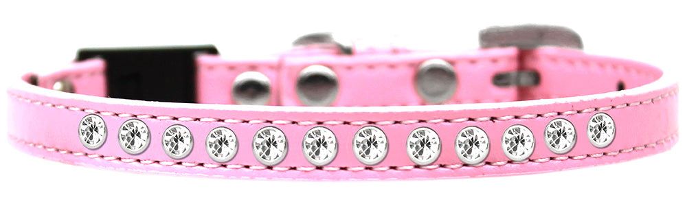 Clear Jewel Breakaway Cat Collar Lavender Size 14