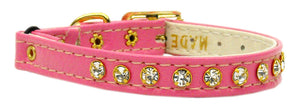 Crystal Cat Safety W/ Band Collar Pink 10