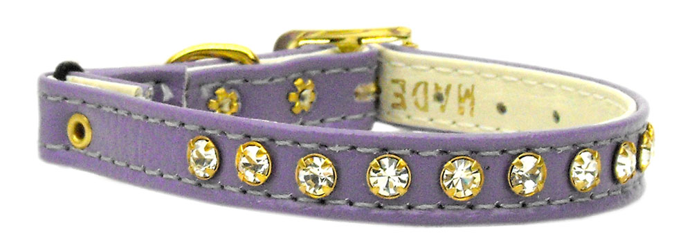 Crystal Cat Safety W/ Band Collar Purple 10