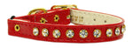 Crystal Cat Safety W/ Band Collar Red 12