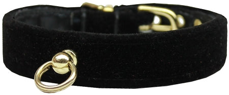 Velvet #70 Dog Collar Black Size 20