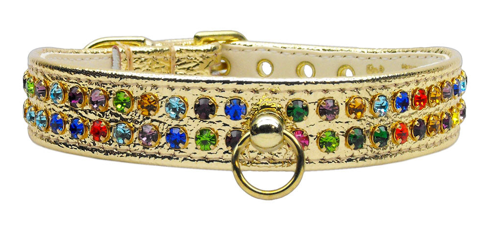 Confetti Glamour Pet Collar Gold 20''