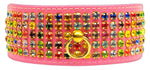 Radiant Confetti Glam Pet Collar Pink 24