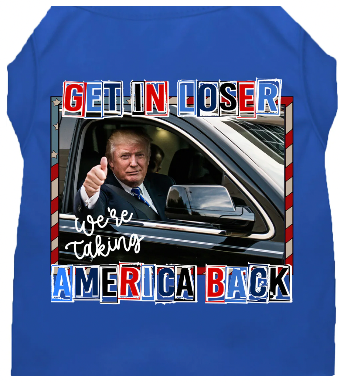 Trump Taking Back America Pet Shirt - Adorable and Comfy Apparel for Cats and Dogs